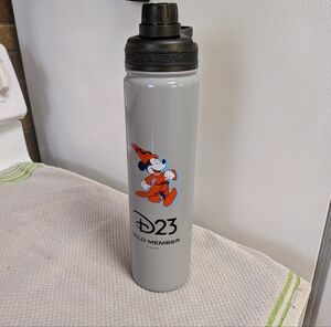 2023 Disney D23 Mickey Mouse Fantasia Gold Member Stainless Steel Tumbler 12"